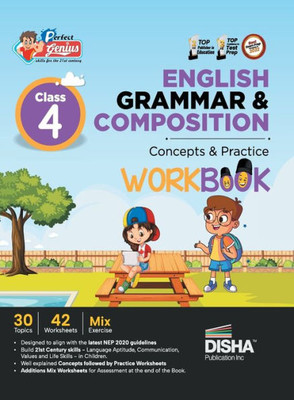 Perfect Genius Class 4 English Grammar & Composition Concepts & Practice Workbook Follows NEP 2020 Guidelines