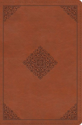 ESV Compact Bible (TruTone, English Saddle, Ornament Design)