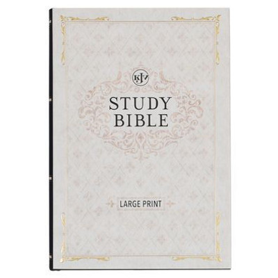 KJV Study Bible, Large Print King James Version Holy Bible, Black Hardcover