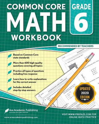 Common Core Math Workbook: Grade 6
