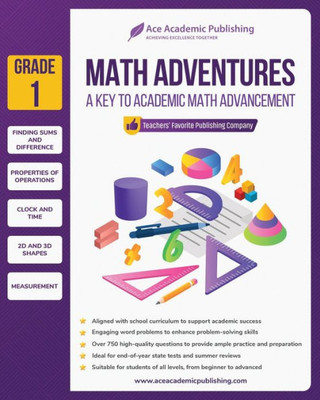 Math Adventures - Grade 1: A Key to Academic Math Advancement