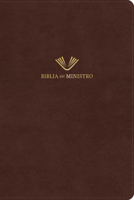 RVR 1960 Biblia del ministro, edición ampliada, caoba piel fabricada/ RVR 1960 Minister's Bible Amplified Edition, Mahogany Bonded Leather (Spanish Edition)