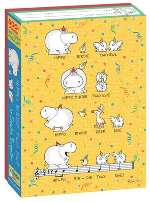 Hippo Birdie Two Ewe: 300-Piece Birthday Puzzle! (Boynton for Puzzlers)