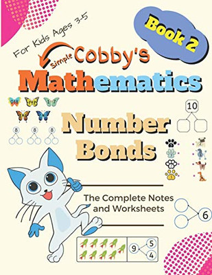 Number Bonds: Cobby's Simple Mathematics Daily Math Practice With 1000+ Fun Questions for Kids in Elementary School | Math Workbook | Study Practice Notebook | Grades 1 ((Book 2))