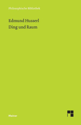 Ding und Raum (German Edition)