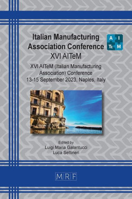 Italian Manufacturing Association Conference: XVI AITeM (Materials Research Proceedings)