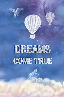 Dreams Come True: Dream Diary, Sky Blue Celestial Cover with Cloud Theme