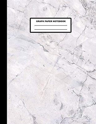 Graph Paper Notebook: Marble Cover Design | Quad Ruled | 120 Pages | 8.5" X 11" | Matte Finished Soft Cover