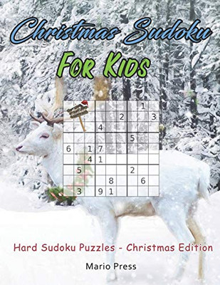 Christmas Sudoku For Kids: Hard Sudoku Puzzles - Christmas Edition