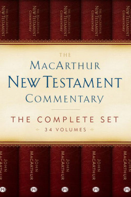 The Macarthur New Testament Commentary Set Of 34 Volumes (Macarthur New Testament Commentary Series)