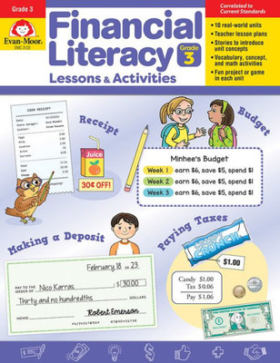 Financial Literacy Lessons And Activities, Grade 3 (Financial Literacy Lessons & Activities)