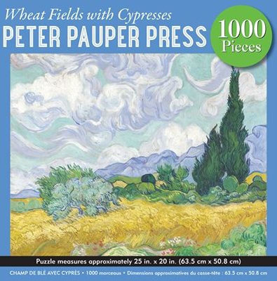 Wheat Fields With Cypresses 1000-Piece Jigsaw Puzzle