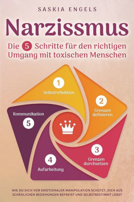 Narzissmus  Die 5 Schritte Für Den Richtigen Umgang Mit Toxischen Menschen: Wie Du Dich Vor Emotionaler Manipulation Schützt, Dich Aus Toxischen ... Und Selbstbestimmt Lebst (German Edition)