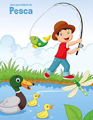 Livro para Colorir de Pesca (Portuguese Edition)