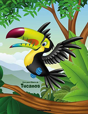 Livro para Colorir de Tucanos (Portuguese Edition)