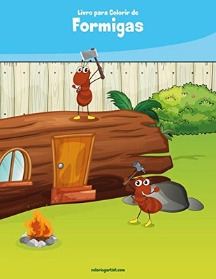 Livro para Colorir de Formigas (Portuguese Edition)
