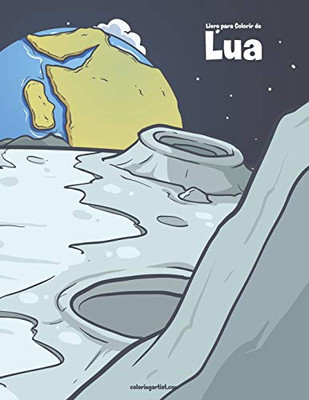Livro para Colorir de Lua (Portuguese Edition)