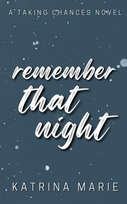 Remember That Night: Alternate Cover