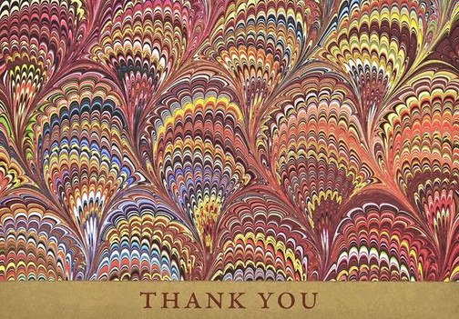 Venetian Thank You Cards (14 Cards, 15 Self-Sealing Envelopes)