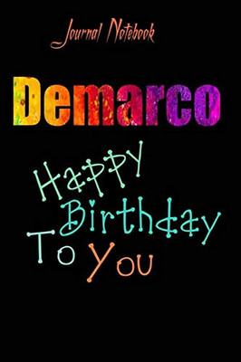 Demarco: Happy Birthday To you Sheet 9x6 Inches 120 Pages with bleed - A Great Happybirthday Gift