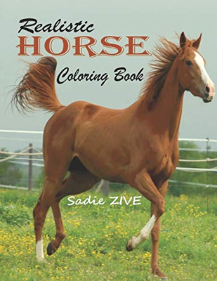 Realistic Horse Coloring Book: Wonderful World of Horses Coloring Book: An Adult Coloring Book for Horse Lovers; Big Book of Horses to Color; Horse ... Relaxation (Horse Coloring Books for Adults)