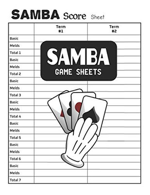 Samba Game Sheets: Samba Score Sheets