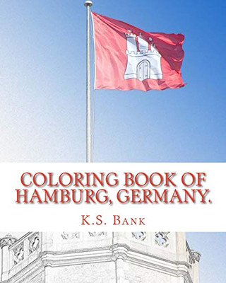 Coloring Book of Hamburg, Germany.