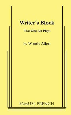 Writer's Block: Two One Act Plays