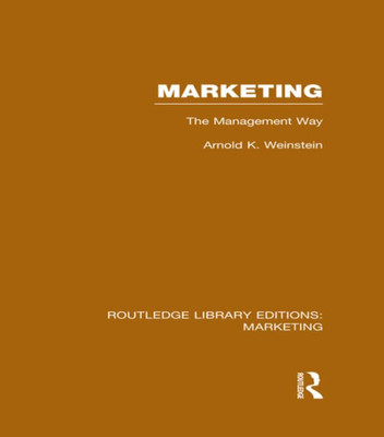 Marketing (Rle Marketing) (Routledge Library Editions: Marketing)