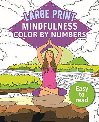 Mindfulness Color-by-Numbers Large Print (Arcturus Large Print Color by Numbers Collection)