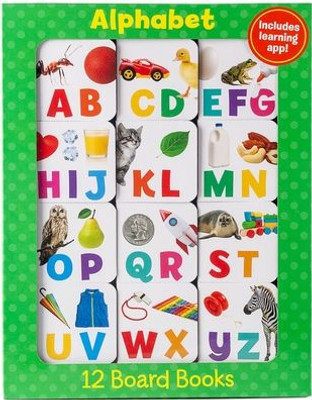 Alphabet (12 Book Set & Downloadable App!) (Early Learning)