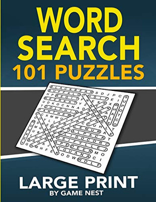 Word Search 101 Puzzles Large Print: Fun & Challenging Puzzle Games for ...