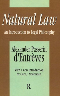 Natural Law: An Introduction To Legal Philosophy