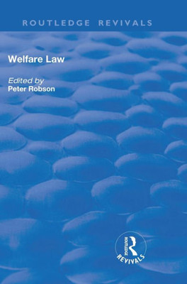 Welfare Law (Routledge Revivals)