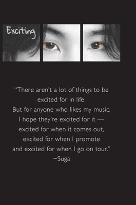 My Exciting Ideas Suga: An Unofficial Bts Journal