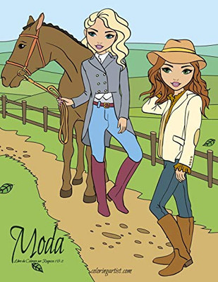 Moda Libro da Colorare per Ragazze 1 & 2 (Moda per Ragazze) (Italian Edition)