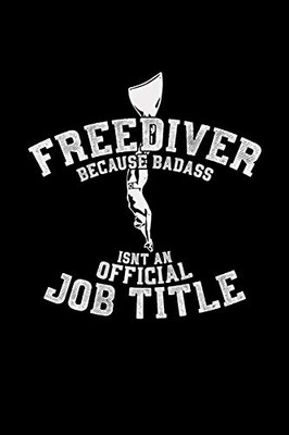Freediver Job title: 6x9 freediving | dotgrid | dot grid paper | notebook | notes