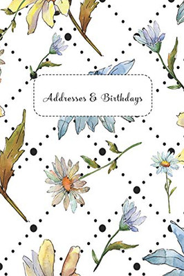 Addresses & Birthdays: Watercolor Flower Trellis