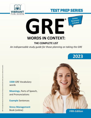 Gre Words In Context: The Complete List (Test Prep Series)