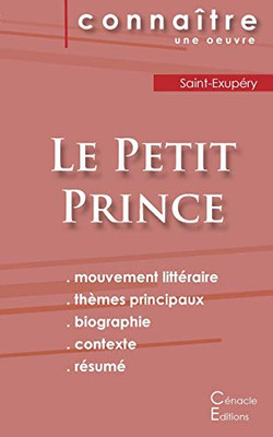 Fiche de lecture Le Petit Prince de Antoine de Saint-Exupéry (Analyse littéraire de référence et résumé complet) (French Edition)