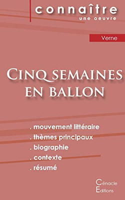 Fiche de lecture Cinq semaines en ballon de Jules Verne (Analyse littéraire de référence et résumé complet) (French Edition)