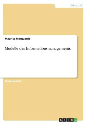 Modelle Des Informationsmanagements (German Edition)