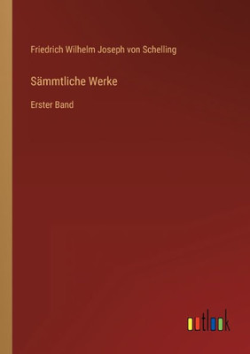 Sämmtliche Werke: Erster Band (German Edition)
