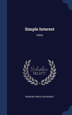 Simple Interest: Tables
