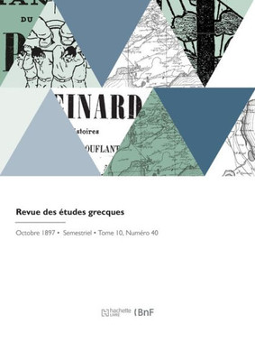 Revue Des ?tudes Grecques (French Edition)