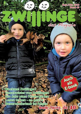 Zwillinge - Das Magazin Sept./Okt. 2019 (German Edition)