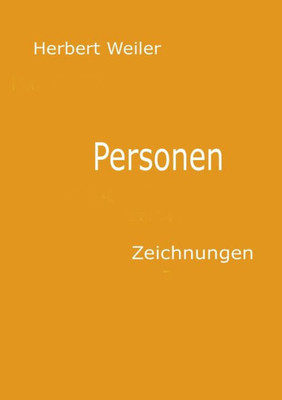 Personen: Zeichnungen (Beidseitiger Druck) (German Edition)