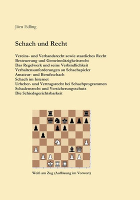 Schach Und Recht (German Edition)