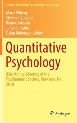 Quantitative Psychology: 83Rd Annual Meeting Of The Psychometric Society, New York, Ny 2018 (Springer Proceedings In Mathematics & Statistics, 265)