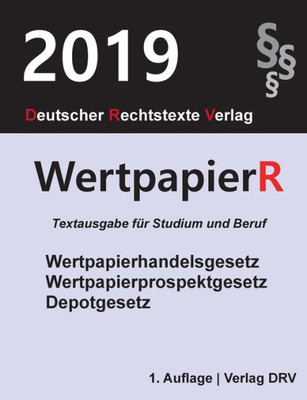 Wertpapierrecht: Textausgabe Für Studium Und Beruf (German Edition)
